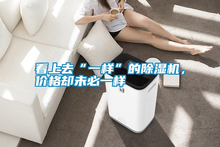 看上去“一樣”的除濕機(jī),價(jià)格卻未必一樣
