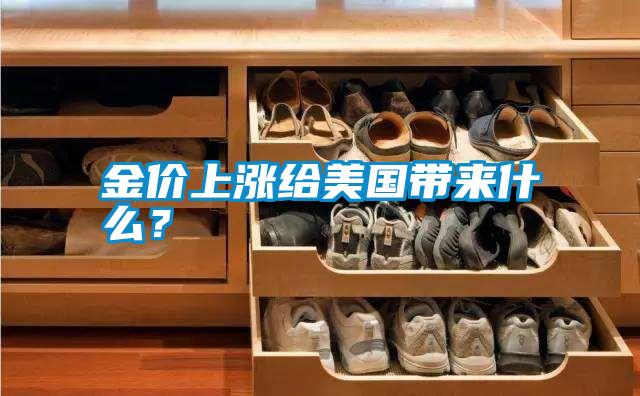 金價上漲給美國帶來什么？