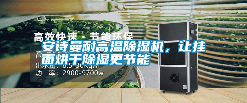 安詩曼耐高溫除濕機(jī),讓掛面烘干除濕更節(jié)能