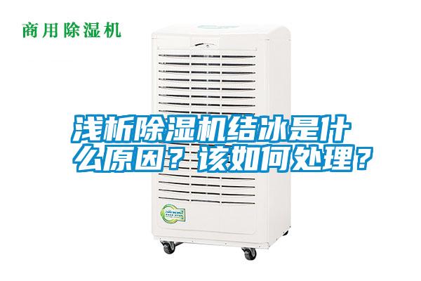 淺析除濕機結冰是什么原因？該如何處理？
