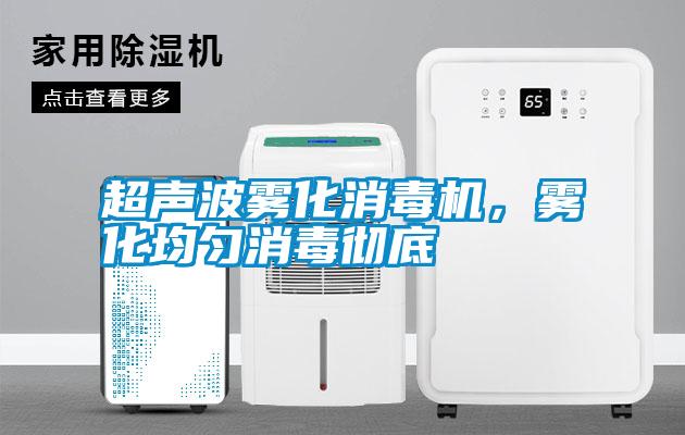 超聲波霧化消毒機，霧化均勻消毒徹底
