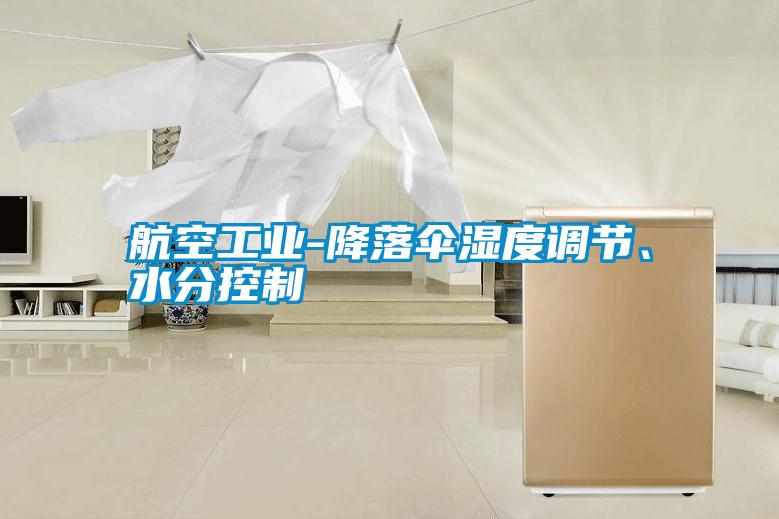 航空工業-降落傘濕度調節、水分控制