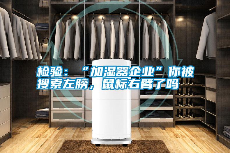 檢驗(yàn)：“加濕器企業(yè)”你被搜索左膀，鼠標(biāo)右臂了嗎