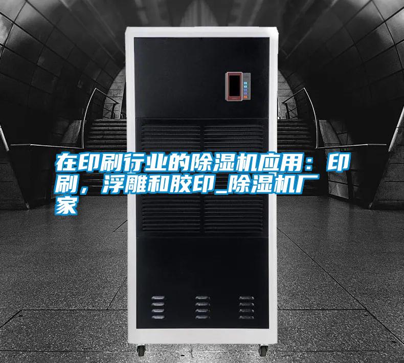 在印刷行業的除濕機應用：印刷，浮雕和膠印_除濕機廠家
