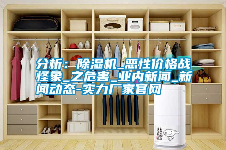 分析:除濕機_惡性價格戰(zhàn)怪象_之危害_業(yè)內(nèi)新聞_新聞動態(tài)-實力廠家官網(wǎng)