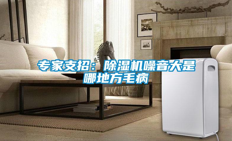 專家支招:除濕機噪音大是哪地方毛病