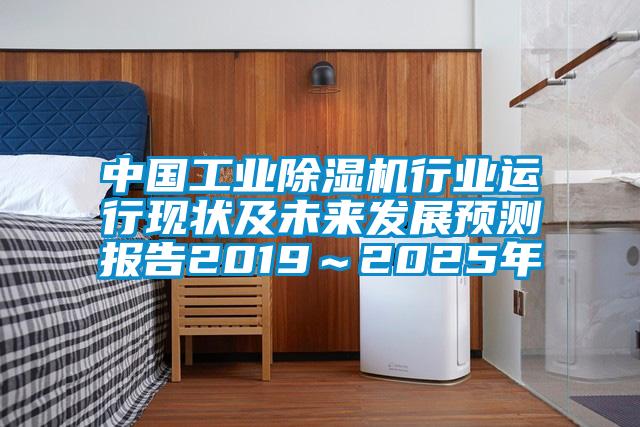 中國工業除濕機行業運行現狀及未來發展預測報告2019~2025年