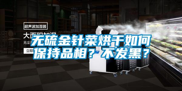 無硫金針菜烘干如何保持品相？不發(fā)黑？