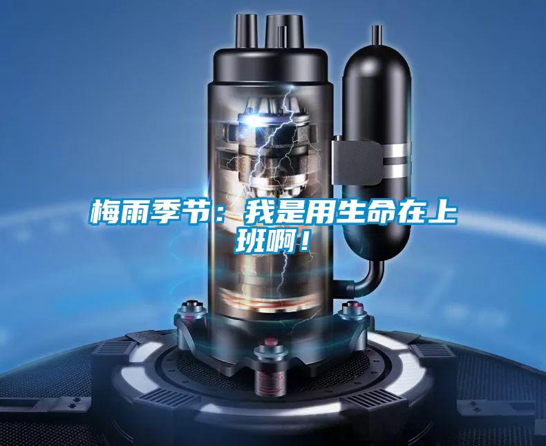 梅雨季節:我是用生命在上班啊!