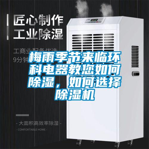 梅雨季節來臨環科電器教您如何除濕，如何選擇除濕機
