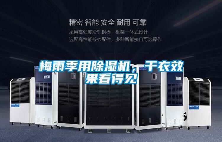 梅雨季用除濕機，干衣效果看得見