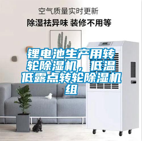 鋰電池生產(chǎn)用轉輪除濕機,低溫低露點轉輪除濕機組