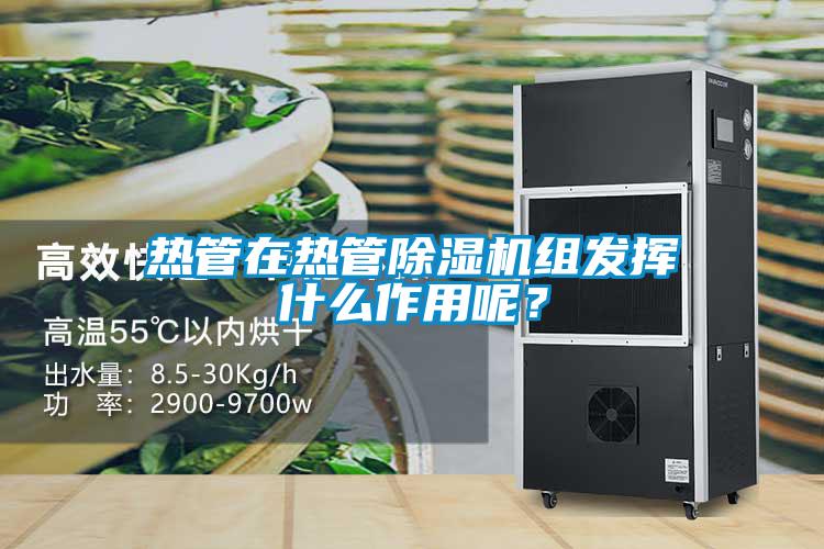 熱管在熱管除濕機組發揮什么作用呢？