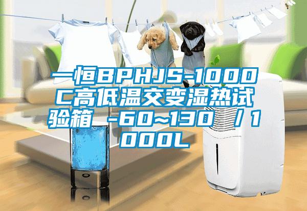 一恒BPHJS-1000C高低溫交變濕熱試驗箱 -60~130℃/1000L