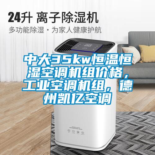 中大35kw恒溫恒濕空調(diào)機組價格,工業(yè)空調(diào)機組,德州凱億空調(diào)