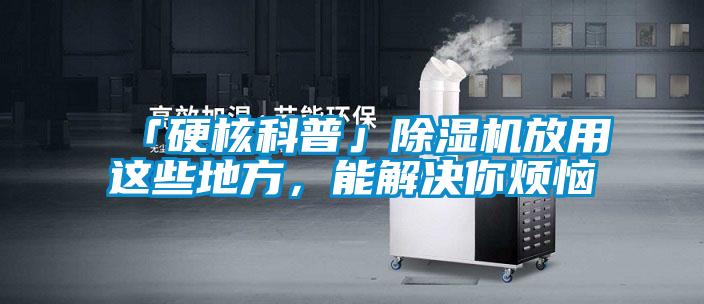 「硬核科普」除濕機放用這些地方，能解決你煩惱