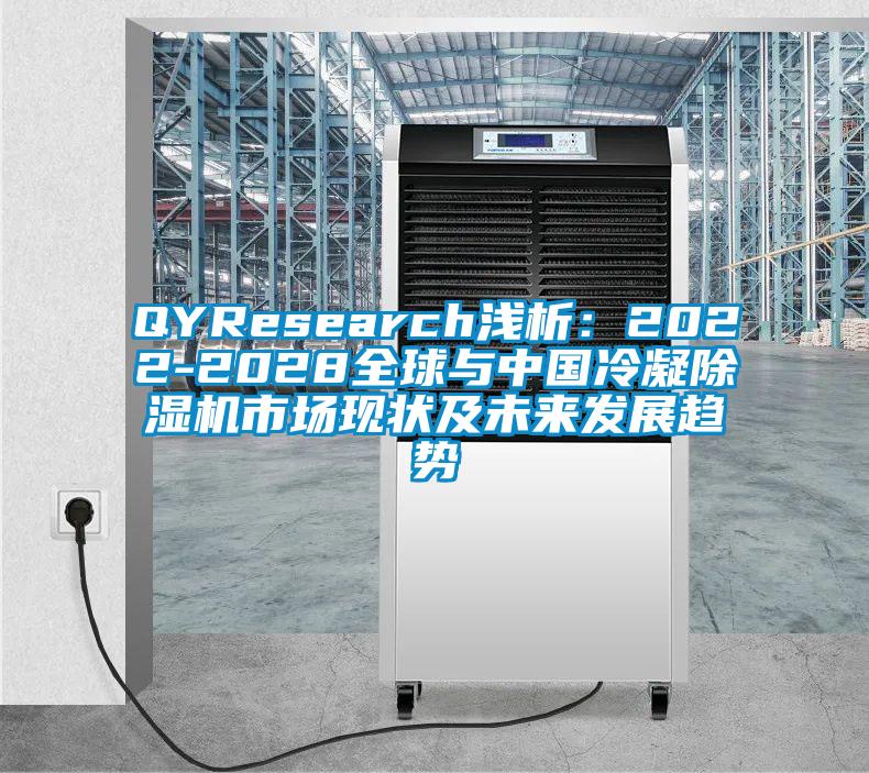 QYResearch淺析：2022-2028全球與中國冷凝除濕機市場現(xiàn)狀及未來發(fā)展趨勢
