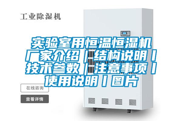 實驗室用恒溫恒濕機廠家介紹|結構說明丨技術參數|注意事項丨使用說明丨圖片