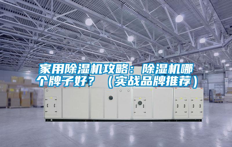 家用除濕機攻略：除濕機哪個牌子好？（實戰品牌推薦）