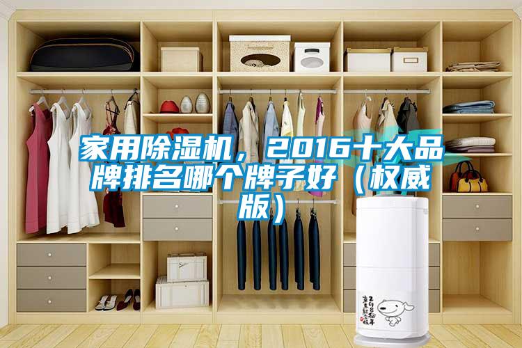 家用除濕機,2016十大品牌排名哪個牌子好(權威版)