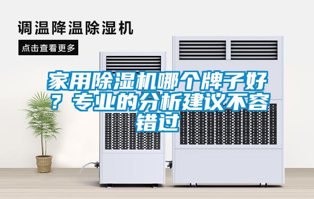 家用除濕機(jī)哪個(gè)牌子好？專業(yè)的分析建議不容錯(cuò)過