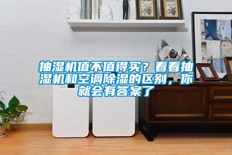 抽濕機值不值得買?看看抽濕機和空調除濕的區別,你就會有答案了