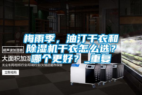 梅雨季，油汀干衣和除濕機干衣怎么選？哪個更好？_重復