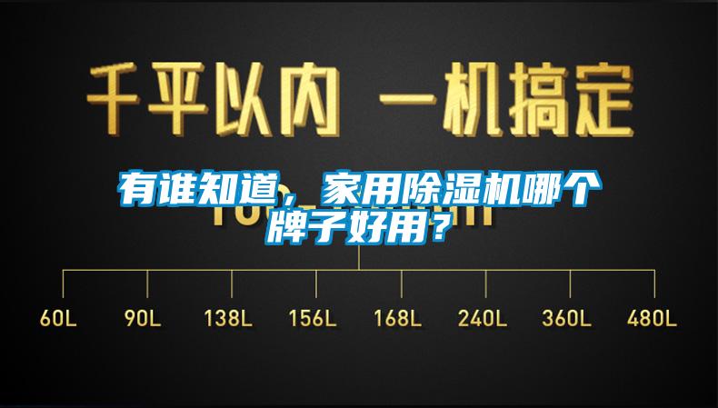 有誰知道，家用除濕機(jī)哪個牌子好用？