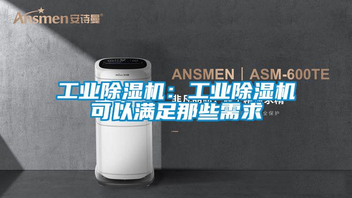 工業除濕機:工業除濕機可以滿足那些需求