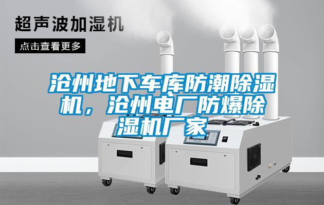 滄州地下車庫防潮除濕機，滄州電廠防爆除濕機廠家