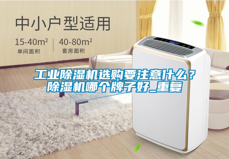 工業(yè)除濕機(jī)選購(gòu)要注意什么?除濕機(jī)哪個(gè)牌子好_重復(fù)