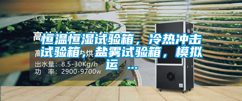 恒溫恒濕試驗箱，冷熱沖擊試驗箱，鹽霧試驗箱，模擬運 ...