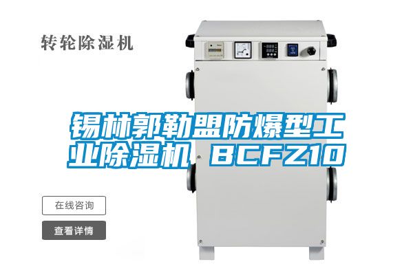 錫林郭勒盟防爆型工業除濕機 BCFZ10