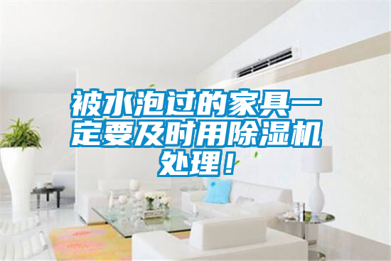 被水泡過的家具一定要及時用除濕機處理!