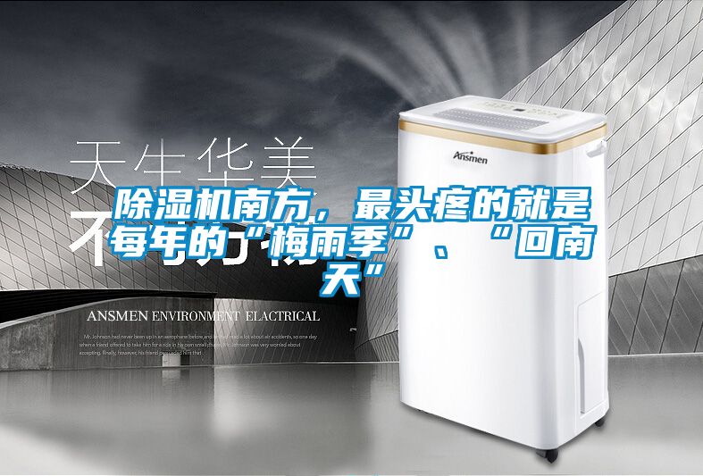除濕機南方,最頭疼的就是每年的“梅雨季”、“回南天”