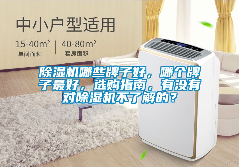 除濕機哪些牌子好，哪個牌子最好，選購指南，有沒有對除濕機不了解的？