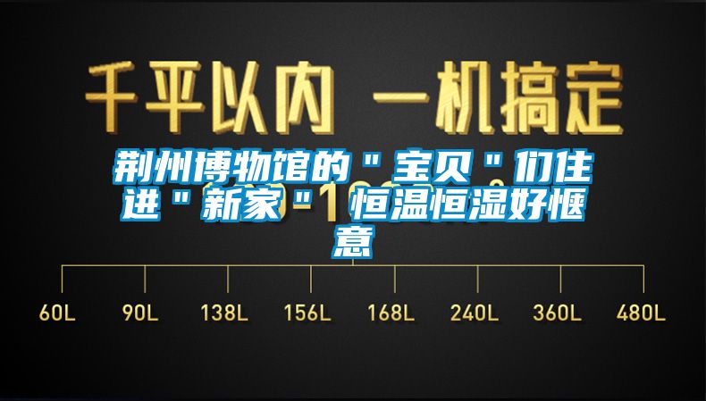 荊州博物館的"寶貝"們住進"新家" 恒溫恒濕好愜意
