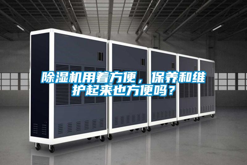 除濕機用著方便,保養和維護起來也方便嗎?