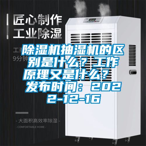 除濕機抽濕機的區別是什么？工作原理又是什么？ 發布時間：2022-12-16