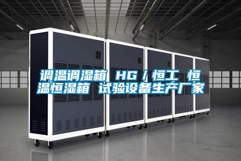調溫調濕箱 HG/恒工 恒溫恒濕箱 試驗設備生產(chǎn)廠家