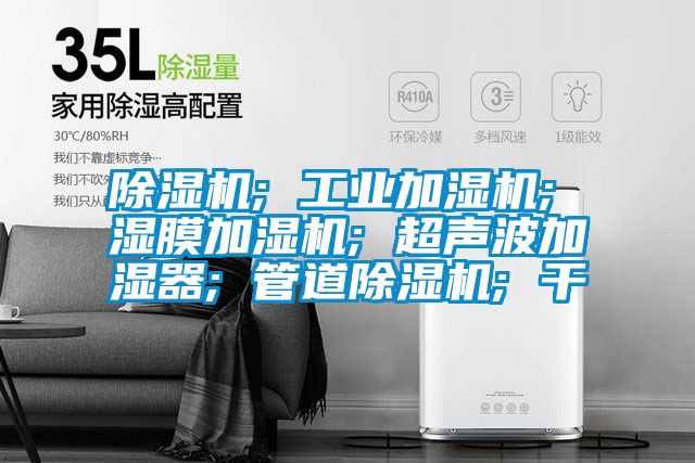 除濕機; 工業加濕機; 濕膜加濕機; 超聲波加濕器; 管道除濕機; 干